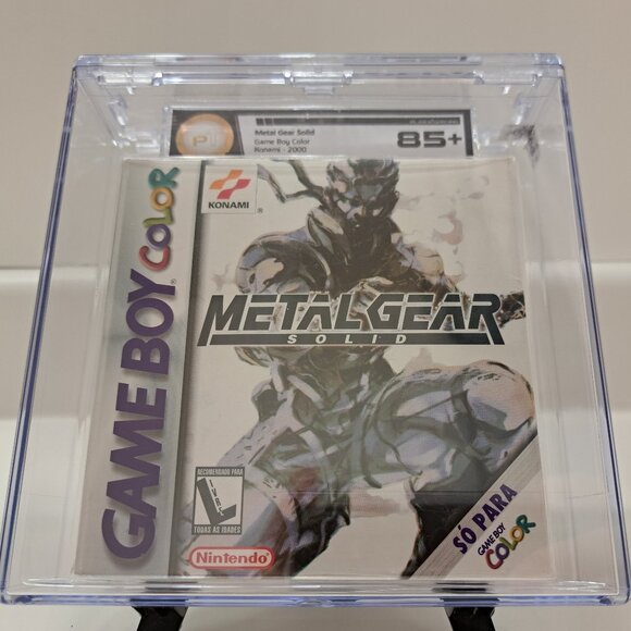 Rare Brand New Gameboy Color Metal Gear Solid Brazil Edition Graded Player 1 85 - Picture 1 of 4